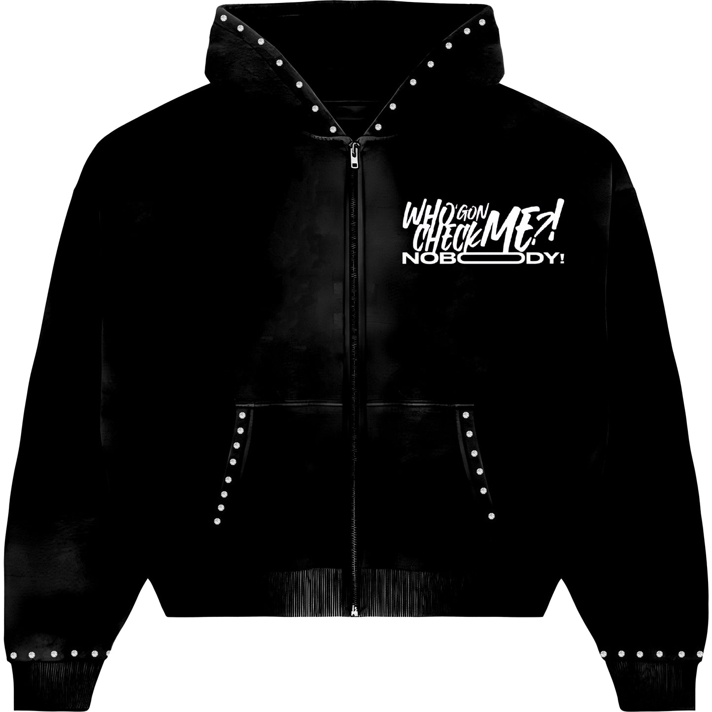 "WHO GON CHECK ME ? NOBODY !" JACKET